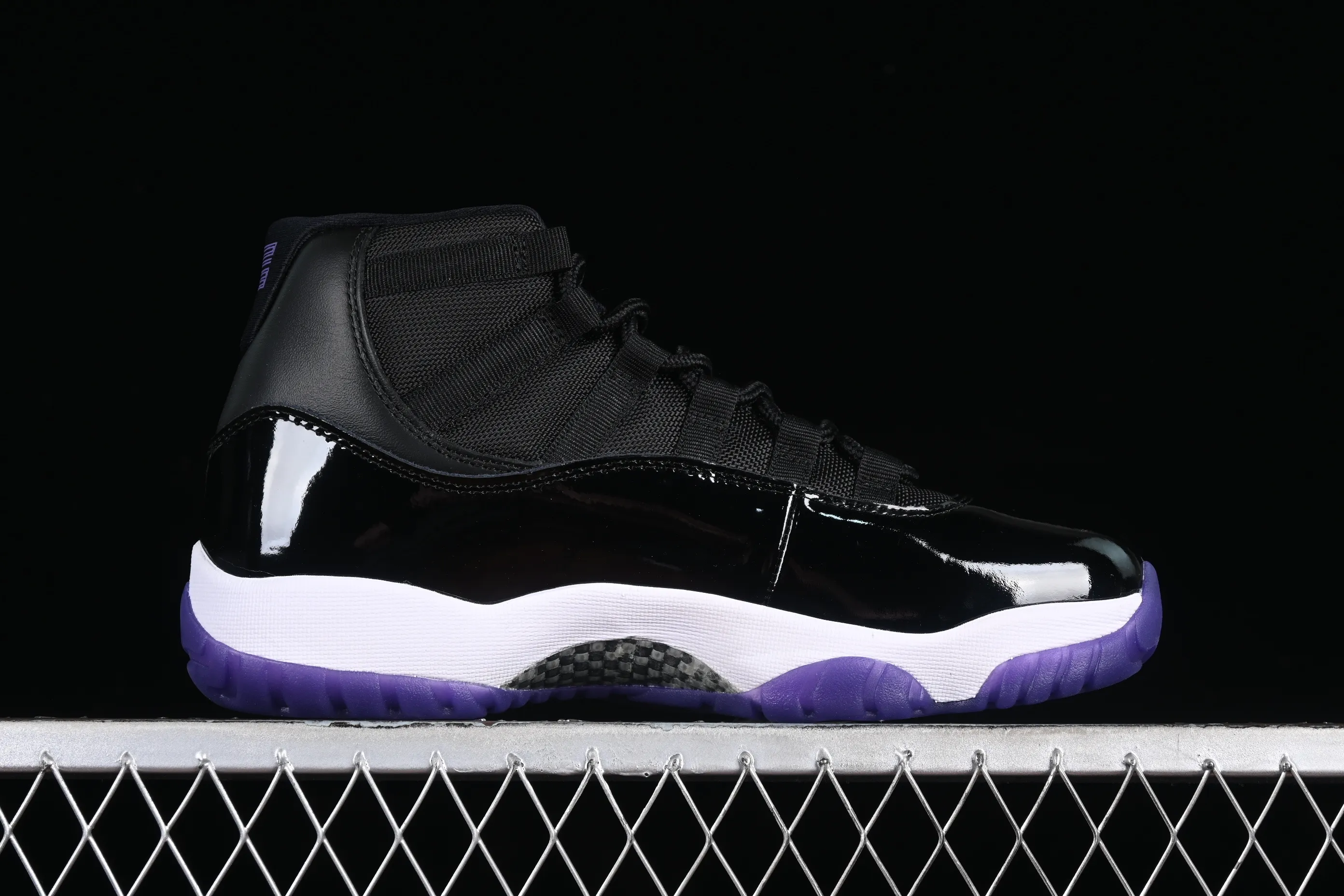 All categories Air Jordan Jordan series basketball shoes Air Jordan 11 Air Jordan 11 Retro AJ11 Joe 11 patent leather black and purple CT8812-999